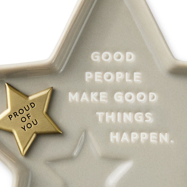 Hallmark Star-Shaped Trinket Dish With Token