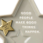 Hallmark Star-Shaped Trinket Dish With Token