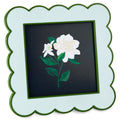 Hallmark Green And Light Blue Scalloped Square Picture Frame, 4x4