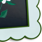 Hallmark Green And Light Blue Scalloped Square Picture Frame, 4x4