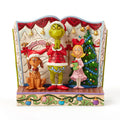 Enesco Jim Shore Grinch And Friends Light-Up Storybook Figurine, 6.2"