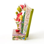 Enesco Jim Shore Grinch And Friends Light-Up Storybook Figurine, 6.2"