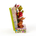 Enesco Jim Shore Grinch And Friends Light-Up Storybook Figurine, 6.2"