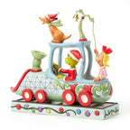 Enesco Jim Shore Grinch, Max And Cindy Lou On Train Figurine, 9.1"
