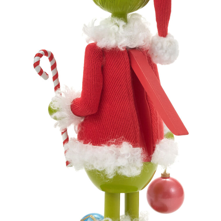 Hallmark Dr. Seuss's How The Grinch Stole Christmas!™ Grinch In Santa Suit Nutcracker Figurine, 12"