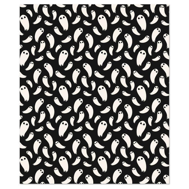 Hallmark Grinning Ghosts Throw Blanket, 50x60