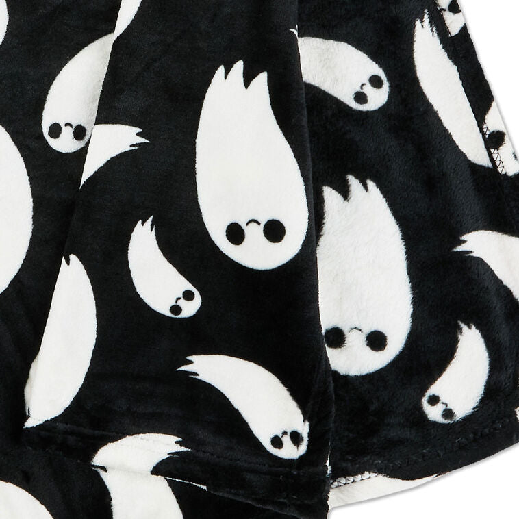 Hallmark Grinning Ghosts Throw Blanket, 50x60
