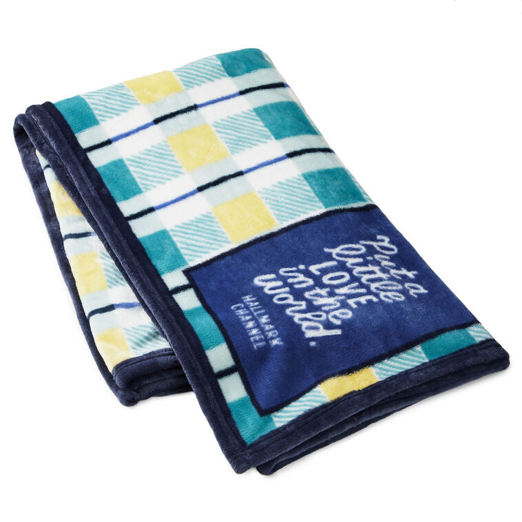  Hallmark Channel Put Love In The World Blanket, 50x60