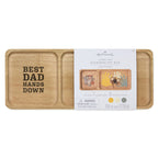 Hallmark Best Dad Hands Down Trinket Tray Handprint Kit, 12x5