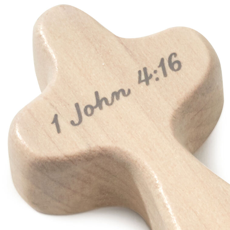 Hallmark Love Heart Mini Comfort Cross, 2.25"