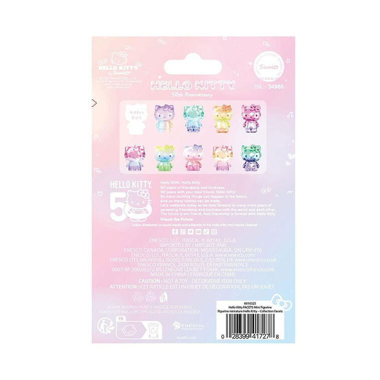 Enesco Hello Kitty Mystery Mini Facets Figurine, 1.7"
