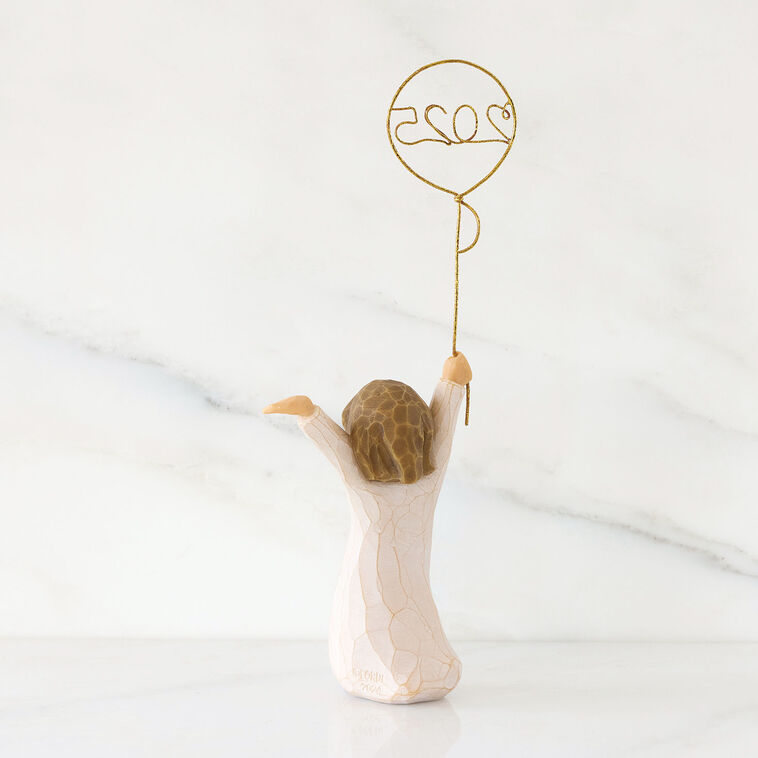  Willow Tree Here's To You 2025 Girl With Balloon Figurine, 6" H