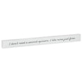 Hallmark I Don't Need A Second Opinion Wood Quote Sign, 23.5x2