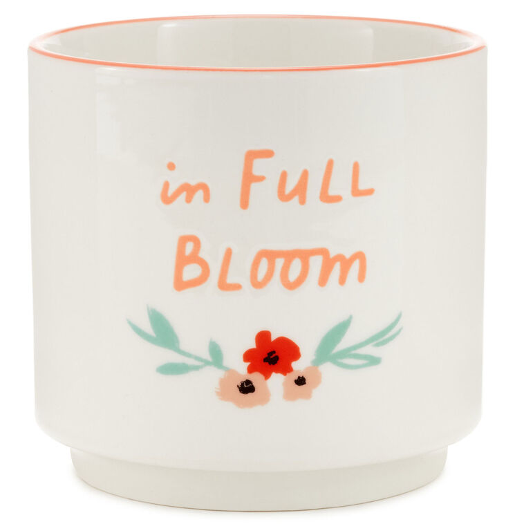 Hallmark In Full Bloom CeramicPlanter