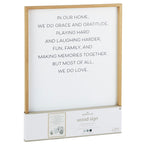 Hallmark In Our Home We Do Love Wood Sign Family Handprint Kit