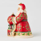 Enesco Jim Shore Heartwood Creek Santa Figurine With 2025 Dated Ornament, 7.5"