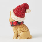 Enesco Jim Shore Heartwood Creek Holiday Cat Figurine, 4.1"