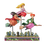 Enesco Jim Shore Disney Hocus Pocus Flying Sanderson Sisters Figurine, 9.4"