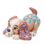 Enesco Jim Shore Disney Lady The Dog Mini Figurine, 2.5"