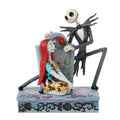 Enesco Jim Shore Disney Jack And Sally On Gravestone Figurine, 6.8"