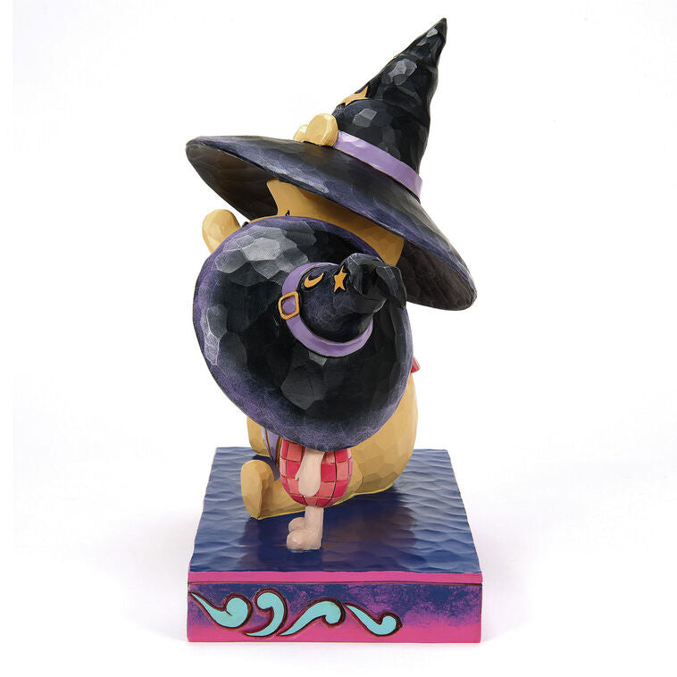 Enesco Jim Shore Disney Winnie The Pooh And Piglet In Witch Hats Figurine, 6"