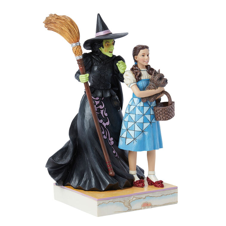 Enesco Jim Shore The Wizard Of Oz Dorothy And The Wicked Witch Figurine, 8.5"