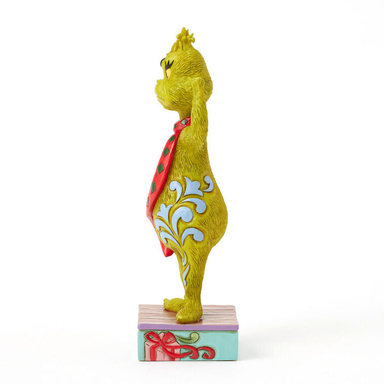 Enesco Jim Shore Grinch Plugging His Ears Figurine, 7"