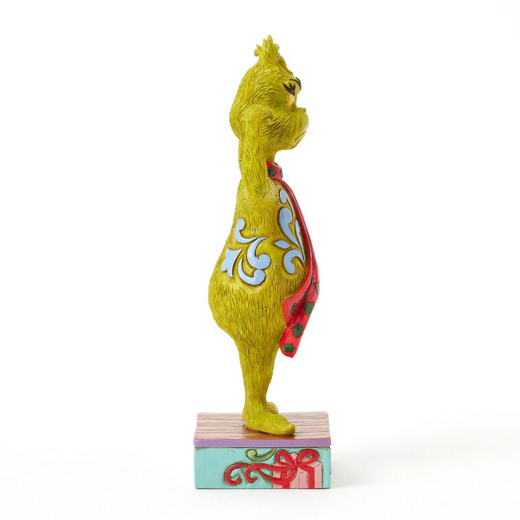 Enesco Jim Shore Grinch Plugging His Ears Figurine, 7"