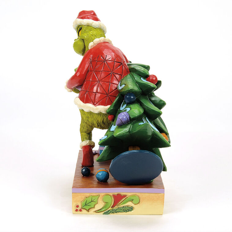 Enesco Jim Shore Grinch Stealing Christmas Tree, 7.4"