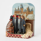 Enesco Jim Shore Harry Potter, Ron And Hermione With Train Figurine, 9"
