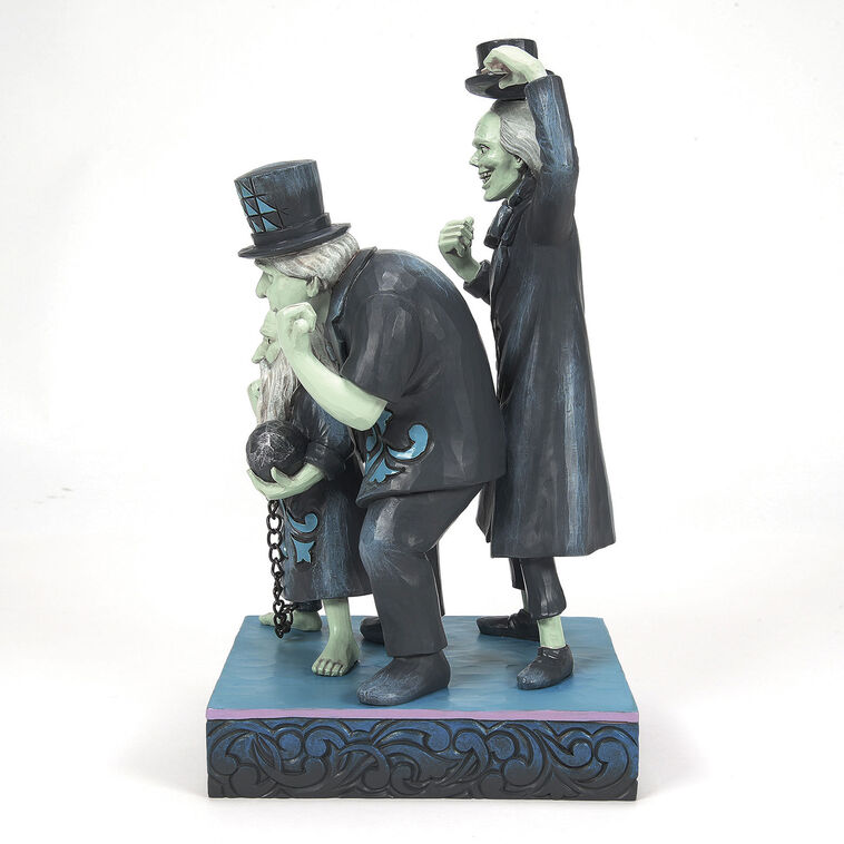 Enesco Jim Shore Disney Haunted Mansion Hitchhiking Ghosts Figurine, 9.2"