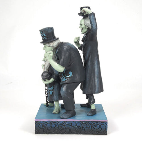 Enesco Jim Shore Disney Haunted Mansion Hitchhiking Ghosts Figurine, 9.2"