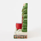 Enesco Jim Shore Heartwood Creek Merry Christmas Lodge Sign Figurine, 5.63"
