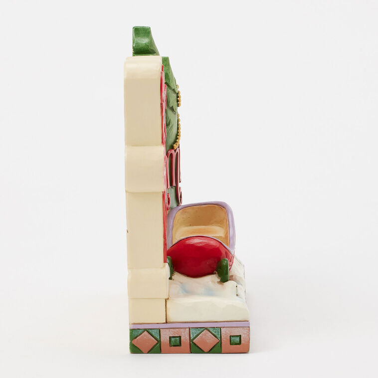 Enesco Jim Shore Heartwood Creek Merry Christmas Lodge Sign Figurine, 5.63"