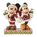 Enesco Jim Shore Disney Mickey And Minnie With Candy Canes Figurine, 6.14"