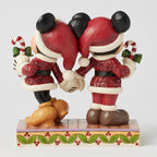 Enesco Jim Shore Disney Mickey And Minnie With Candy Canes Figurine, 6.14"