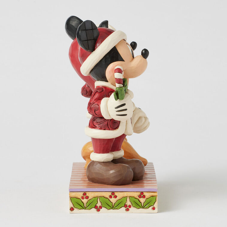 Enesco Jim Shore Disney Mickey And Minnie With Candy Canes Figurine, 6.14"