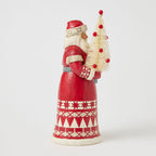 Enesco Jim Shore Nordic Noel Santa With Sisal Tree Figurine, 10.04"