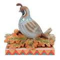 Enesco Jim Shore Quail On Autumn Leaves Figurine, 5.67" H