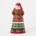 Enesco Jim Shore Heartwood Creek Santa Holding Red Toy Truck Figurine, 10"