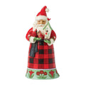 Enesco Jim Shore Heartwood Creek Santa Holding Birdhouse And Birds Figurine, 6.5"