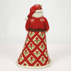 Enesco Jim Shore Heartwood Creek Christmas At The Lodge Santa Figurine, 10"