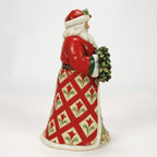 Enesco Jim Shore Heartwood Creek Christmas At The Lodge Santa Figurine, 10"