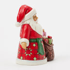 Enesco Jim Shore Heartwood Creek Santa With Bag Of Toys Figurine, 4.88"