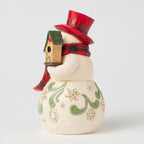 Enesco Jim Shore Heartwood Creek Snowman And Cardinal Figurine, 6.25"