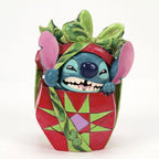 Enesco Jim Shore Disney Stitch Breaking Out Of Present Figurine, 5"