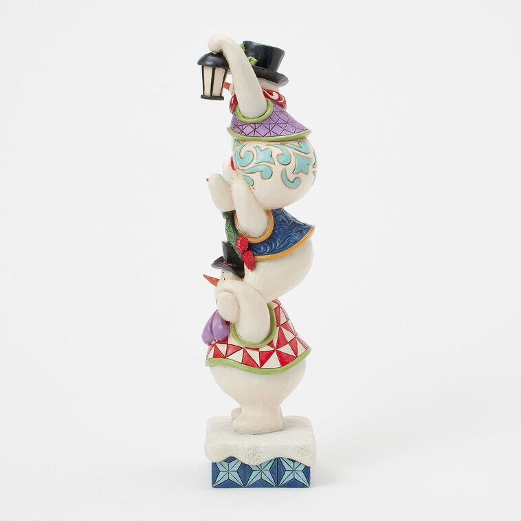 Enesco Jim Shore Heartwood Creek Stacked Snowmen Figurine, 11.5: