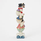 Enesco Jim Shore Heartwood Creek Stacked Snowmen Figurine, 11.5: