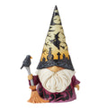 Enesco Jim Shore Wizard Gnome Halloween Light-Up Figurine, 7.87" H