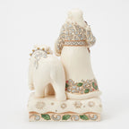 Enesco Jim Shore Woodland Santa With Polar Bear Figurine, 10.24"